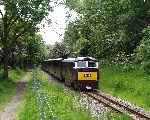 Home grown diesel 2nd Air Division USAAF approaches Buxton station (27/05/2003)