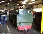 Vale of Rheidol style No 8 inside the shed at Aylsham   (30/05/2003)