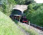 ‘Spitfire’runs west between Brampton and Aylsham with the last service of the day   (30/05/2003)