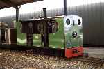 ‘The Flower Of The Forest’ stands under the roof at Aylsham station,  1996 Gala   (01/09/1996)