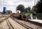 Winson built ZB 2-6-2 No 7 runs into Aylsham station   (01/09/1996)