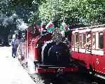 ‘Prince’ and ‘Linda’ at Minffordd with the 12:30 departure from Porthmadog.   (03/08/2003)