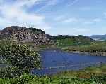 Looking across Llyn Ystradau from above the deviation.   (03/08/2003)