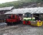 ‘Prince’ and ‘Criccieth Castle’ in Boston Lodge yard.   (07/08/2003)