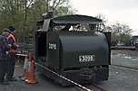 The National Railway Museum’s protected Simplex goes for a trundle around the yard at Minffordd.       (30/04/2005)