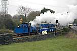 Darjeeling & Himalaya Class B No 19 makes a spirited departure from Minffordd with a down train.       (30/04/2005)