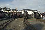 Five Fairlies lined up at Harbour Station - look at the crowds beyond!       (30/04/2005)