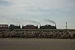 A broadside view of the three Fairlies on the Cob.       (30/04/2005)