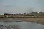 The three Fairlies head into the distance along the Cob.       (30/04/2005)