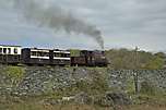 ‘Palmerston’ heads off into the distance towards Penrhyn, Gwyndy Bank.       (01/05/2005)