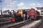 ‘Dolbadarn’ at Harbour station waits to depart for Minffordd with the stock for the yard shuttle   (02/05/1993)