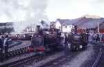 ‘Palmerston’ and ‘David Lloyd George’ stand in 3 and 2 roads at Harbour Station   (02/05/1993)