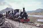 ‘Linda’ leads ‘Blanche’ around the curve at Pen Cob   (02/05/1993)