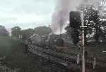 ‘Stanhope’ and ‘Linda’ climb towards Minffordd station along the freight line   (05/05/2003)