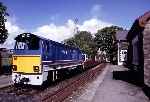 ‘Vale of Ffestiniog’ in the down platform at Minffordd   (05/05/2003)