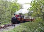 ‘David Lloyd George’ arrives with a down train at Tanybwlch   (04/05/2003)