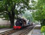 Visitor ‘Stanhope’ leads ‘Prince’ into Minffordd on a freight train   (04/05/2003)
