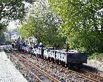 A few quick checks and time for the odd photograph as the tokens are changed at Minffordd.   (01/05/2004)