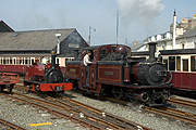 ‘Velinheli’ & ‘Merddin Emrys’ alongside each other at Harbour Station       (05/05/2007)