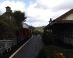 A mixed up train stands in Penrhyn station   (12/10/2002)