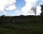 Palmerston on Gwyndy bank with a short 1920s vintage train   (12/10/2002)