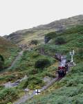 David Lloyd George approaches Tanygrisiau with an up train   (13/10/2002)