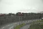 ‘Prince’ with the 09:45 ‘Flying Flea’ to Tan-y-Bwlch on Boston Lodge curve.   (25/09/2004)