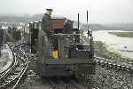 Alan Garraway is reunited with the Simplex as the 1955 season chain shunt is re-enacted.   (25/09/2004)