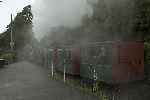 Crossing Bakehouse Crossing at Penrhyn with the down Flying Flea.   (25/09/2004)