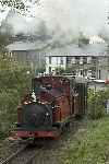 ‘Prince’ and the Small Birminghams head for Tan-y-Bwlch, Penrhyn crossing.   (25/09/2004)