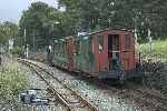 The 1954 special heads past the camera towards Minffordd station.   (25/09/2004)