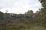 ‘Prince’ and the Heritage Group special head up Gwyndy Bank towards Penrhyn.   (25/09/2004)