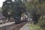 Another view of ‘Moelwyn’, the 1917 WW1 tractor, at Minffordd.   (25/09/2004)