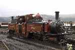 ‘David Lloyd George’ is prepared on the pit at Boston Lodge.   (26/09/2004)