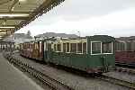 The evening train, another reminder of days gone by, has the buffet loaded for the journey to Tan-y-Bwlch.   (26/09/2004)