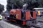 Fresh out of the paint shop, ‘Alice’ shows off her paint job at Pages Park station.   (10/09/1994)