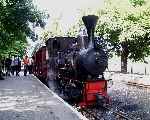 ‘Elf’ waiting in the platform at ‘Pages Park’ with the 11:15 departure   (07/09/2003)