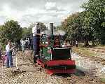 ‘Taffy’ goes for a run up the headshunt (for the benefit of the attendant throng)   (07/09/2003)
