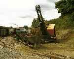 A shovelful of sand is deposited in a Hudson V-Tipper   (07/09/2003)