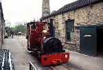 ‘Jack’ stands alongside the workshops at Armley Mills Industrial Museum, Leeds   (19/04/2003)