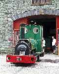 ‘Una’ in light steam at the Welsh Slate Quarry Museum, Gilfach Ddu.   (06/08/2003)