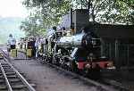 ‘River Esk’ waits to depart from Eskdale station   (01/09/1991)