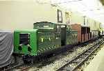 ICL No 1 stands inside the station at Ravenglass   (05/09/1991)