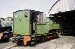 Bagnall 0-6-2T ‘Superb’ stands cold outside the shed at Kemsley Down   (28/07/1996)