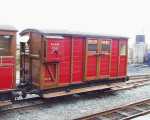 The north and west elevations of van No 5 at Tywyn Wharf   (28/07/2001)