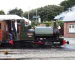 A broadside view of ‘Talyllyn’ from the south side of Wharf station   (23/09/2001)