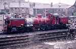 Potential super-power, NGG16 Garratt no 140 recently delivered to Glanypwll yard, Blaenau Ffestiniog   (05/05/1997)