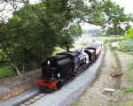 SAR 143 runs downhill towards Cael Moel bridge   (17/09/2000)