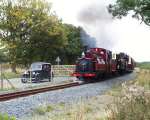 ‘Prince’ and ‘Taliesin’ pass Tryfan Junction   (22/09/2001)