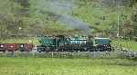 A broadside view of Garratt 138 running between Castell Cidym and Snowdon Ranger.   (12/09/2004)